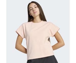 T-Shirt ADIDAS SPORTSWEAR "JG FI 3S TEE", Mädchen, Gr. 140, blush pink, pink tint, Obermaterial: 93% Baumwolle, 7% Elasthan, Shirts T-Shirt (29821303-140) blush pink, pink tint
