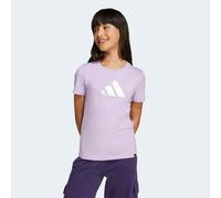 T-Shirt ADIDAS SPORTSWEAR "JG GLAM T", Mädchen, Gr. 164, powder plum, Obermaterial: 100% Baumwolle, normal, Shirts T-Shirt (39197416-164) powder plum