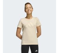 T-Shirt ADIDAS SPORTSWEAR "JUNIOR GIRLS ANIMAL PRINT GRAPHIC", Mädchen, Gr. 170, beige (crystal linen), Obermaterial: 100% Baumwolle, normal, Rundhals, Shirts T-Shirt (92672064-170) crystal linen
