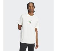 Adidas T-Shirt Modell 'PIZZA' mit Label-Print Herren S Offwhite