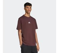 T-Shirt ADIDAS SPORTSWEAR "M 3S SJ T", Herren, Gr. M, braun (shadow braun, schwarz), Obermaterial: 100% Baumwolle, normal, Rundhals, Shirts T-Shirt, mit Rundhalsausschnitt, aus Baumwolle, weiches Sing