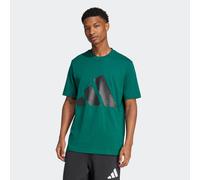 T-Shirt ADIDAS SPORTSWEAR "M BL SJ T", Herren, Gr. XXL, grün (collegiate grün, schwarz), Obermaterial: 100% Baumwolle, normal, Rundhals, Shirts T-Shirt (71601715-XXL) collegiate grün, schwarz