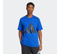 T-Shirt ADIDAS SPORTSWEAR "M BL SJ T", Jungen, Gr. L, blau (royal blau, schwarz), Obermaterial: 100% Baumwolle, normal, Rundhals, Shirts T-Shirt, klassische Silhouette, mit Rundhalsausschnitt (3069613