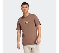 T-Shirt ADIDAS SPORTSWEAR "M CAMO BOX T", Herren, Gr. XXL, earth strata, Obermaterial: 100% Baumwolle, Shirts T-Shirt (23706302-XXL) earth strata