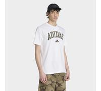 T-Shirt ADIDAS SPORTSWEAR "M CAMO SCRIPT T", Herren, Gr. M, weiß, Obermaterial: 100% Baumwolle, Shirts T-Shirt (92834117-M) weiß
