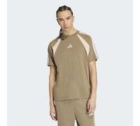 T-Shirt ADIDAS SPORTSWEAR "M CB TEE", Herren, Gr. XL, beige (khaki six, crystal linen, sanftes weiß), Obermaterial: 100% Baumwolle, Rundhals, Shirts T-Shirt (17786236-XL) khaki six, crystal linen, san