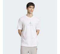 T-Shirt ADIDAS SPORTSWEAR "M CT ILL Q2 T", Herren, Gr. L, weiß, Obermaterial: 65% Polyester, 35% Baumwolle, normal, Rundhals, Shirts T-Shirt (74643150-L) weiß