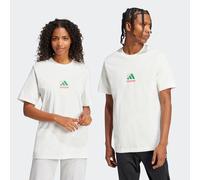 ADIDAS SPORTSWEAR T-Shirt mit Label-Print Modell 'PIZZA' in Offwhite, Größe L