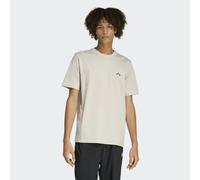 T-Shirt ADIDAS SPORTSWEAR "M S SLIDE TR T", Herren, Gr. XL, beige (wonder aluminium), Obermaterial: 100% Baumwolle, normal, Rundhals, Shirts T-Shirt (97719261-XL) wonder aluminium