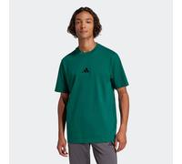 adidas Herren Essentials SMALL Logo Single Jersey Tee, Collegiate Green/Black, M