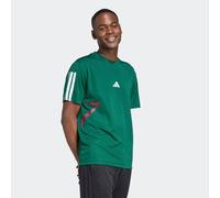 T-Shirt ADIDAS SPORTSWEAR "M TIRO CB TEE", Herren, Gr. 3XL, dunkelgrün, collegiate burgundy, weiß, Obermaterial: 100% Polyester, Rundhals, Shirts T-Shirt (54399169-XXXL) dunkelgrün, collegiate burgund