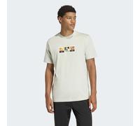 T-Shirt ADIDAS SPORTSWEAR "MEMORIES OF SPORT STAMPS GRAPHIC", Herren, Gr. 3XL, linen grün, Obermaterial: 100% Baumwolle, Shirts T-Shirt (81809550-XXXL) linen grün