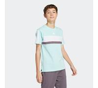 ADIDAS Kinder Shirt Seasonal Essentials Tiberio 3-Streifen Kids (JC9301) 176 SEFLAQ/WHITE