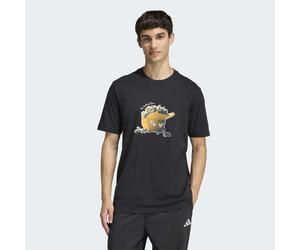 T-Shirt ADIDAS SPORTSWEAR "SNACK POPCORN GRAFIK", Herren, Gr. XXL, schwarz, Obermaterial: 100% Baumwolle, Shirts T-Shirt (71320669-XXL) schwarz