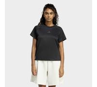 T-Shirt ADIDAS SPORTSWEAR "SOFT LUXUS", Damen, Gr. XS, schwarz, Obermaterial: 100% Baumwolle, Rundhals, Shirts T-Shirt (51034321-XS) schwarz