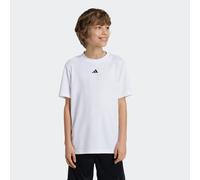 Adidas Train Essentials Logo Regular Fit Kinder T-Shirt, weiß 140