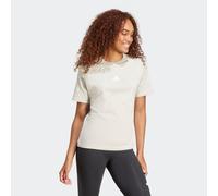 T-Shirt ADIDAS SPORTSWEAR "W 3S SJ T", Damen, Gr. L, grau (wonder aluminium, weiß), Obermaterial: 100% Baumwolle, normal, Rundhals, Shirts T-Shirt (41182805-L) wonder aluminium, weiß