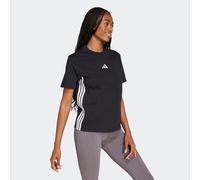 T-Shirt ADIDAS SPORTSWEAR "W 3S SJ T", Damen, Gr. XXL, schwarz-weiß (schwarz, weiß), Obermaterial: 100% Baumwolle, normal, Rundhals, Shirts T-Shirt (48172044-XXL) schwarz, weiß