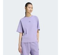 T-Shirt ADIDAS SPORTSWEAR "W AK SL TEE", Damen, Gr. XXL, lila (magic lila), Obermaterial: 100% Baumwolle, normal, Rundhals, Shirts T-Shirt (17526319-XXL) magic lila