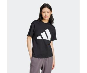T-Shirt ADIDAS SPORTSWEAR "W BL SJ T", Damen, Gr. XL, schwarz-weiß (schwarz, weiß), Obermaterial: 100% Baumwolle, Rundhals, Shirts T-Shirt, sportlicher Stil, Rundhalsausschnitt, aus Baumwolljersey (21