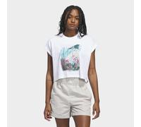 ADIDAS Damen Shirt SUMMER ROMANCE GRAPHIC (KB2462) XXL WHITE
