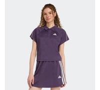 T-Shirt ADIDAS SPORTSWEAR "W STA SEAS TOP", Damen, Gr. S, aurora plum, sanftes weiß, Obermaterial: 100% Polyester, Rundhals, Shirts T-Shirt (77049102-S) aurora plum, sanftes weiß