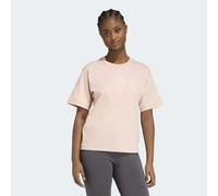T-Shirt ADIDAS SPORTSWEAR "W Z.N.E. TEE", Damen, Gr. L, rosa (blush pink), Obermaterial: 100% Baumwolle, Rundhals, Shirts T-Shirt, für Erwachsene, mit Rundhalsausschnitt, ohne Verschluss, aus Baumwoll