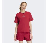 T-Shirt ADIDAS SPORTSWEAR "W Z.N.E. TEE", Damen, Gr. XL, active maroon, Obermaterial: 100% Baumwolle, Rundhals, Shirts T-Shirt (31754003-XL) active maroon