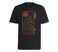 T-Shirt adidas Terrex Mountain Fun Graphic Schwarz L