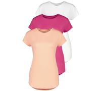 T-Shirt ALIFE & KICKIN "Damen AriAK", Damen, Gr. L, mellow peach, 95% Viskose, 5% Elasthan, Shirts T-Shirt (85519325-L) mellow peach