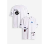 T-Shirt - Allover-Print - Weiß S