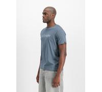 Alpha Industries Label Kurzarm-t-shirt L Denim Blue
