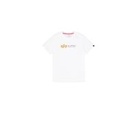 Alpha Industries Label Kurzarm-t-shirt M White