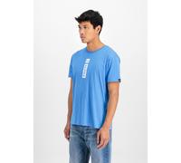 Alpha Industries Alpha Puff Print T-Shirt Größe S Blau