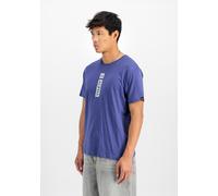 T-Shirt mit Label-Print S men Lila