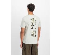 Alpha Industries Backprint Camo Print Kurzarm-t-shirt