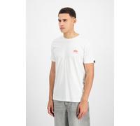 Alpha Industries Backprint T T-Shirt für Herren White/Red