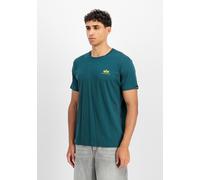 Alpha Industries Herren Backprint T-Shirt, Deep Petrol, XXL