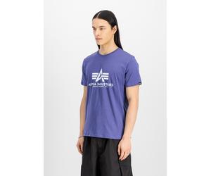 T-Shirt ALPHA INDUSTRIES "Basic T-Shirt BL", Herren, Gr. 3XL, lila (night lila), Obermaterial: 100% Baumwolle, Shirts T-Shirt (72971356-XXXL) night lila