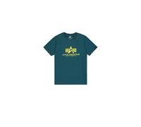T-Shirt ALPHA INDUSTRIES "Basic T-Shirt BL", Herren, Gr. XL, deep petrol, Obermaterial: 100% Baumwolle, Shirts T-Shirt (17116636-XL) deep petrol