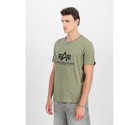 T-Shirt ALPHA INDUSTRIES "Basic T-Shirt BL", Jungen, Gr. XXL, grün (olive), Obermaterial: 100% Baumwolle, Shirts T-Shirt (26384049-XXL) olive