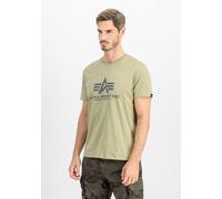 T-Shirt ALPHA INDUSTRIES "Basic T-Shirt BL", Jungen, Gr. XXL, grün (light olive), Obermaterial: 100% Baumwolle, Shirts T-Shirt (37851644-XXL) light olive