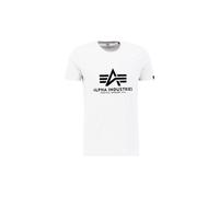 Alpha Industries Herren Basic T Rainbow Ref T-Shirt, White, L