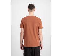 Alpha Industries Basic Big Logo Rubber T-Shirt Größe M Braun