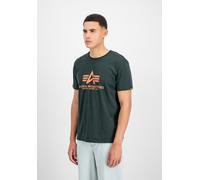 Alpha Industries Herren Basic T-Shirt,Grün (Dark Petrol 353), XX-Large