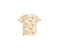 T-Shirt ALPHA INDUSTRIES "Basic T-Shirt SL Camo", Herren, Gr. XXL, desert camo 91, Obermaterial: 100% Baumwolle, Shirts T-Shirt (45556318-XXL) desert camo 91