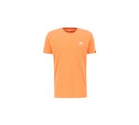 Alpha Industries Basic Small Logo T-Shirt Größe L Orange