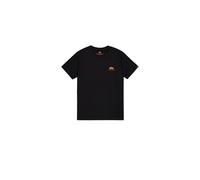 T-Shirt ALPHA INDUSTRIES "Basic T-Shirt SL", Herren, Gr. S, orange (schwarz, neon orange), Obermaterial: 100% Baumwolle, Shirts T-Shirt (25748803-S) schwarz, neon orange