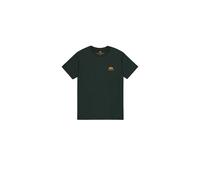 T-Shirt ALPHA INDUSTRIES "Basic T-Shirt SL", Herren, Gr. XS, blau (schwarz petrol), Obermaterial: 100% Baumwolle, Shirts T-Shirt (14931842-XS) schwarz petrol