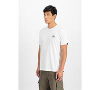 T-Shirt ALPHA INDUSTRIES "Basic T-Shirt SL", Jungen, Gr. XL, weiß, Obermaterial: 100% Baumwolle, Shirts T-Shirt (82210856-XL) weiß